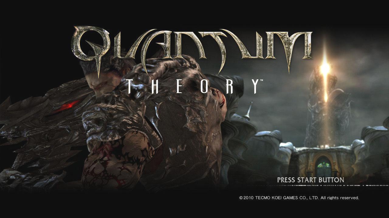 Quantum Theory title screen for Xbox 360